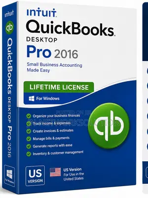 Intuit QuickBooks Desktop Pro 2016 Lifetime for Windows (US Version)