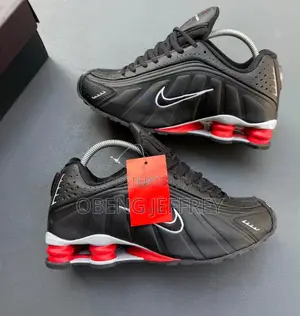 Original Nike Shox R4 Black/Comet Red