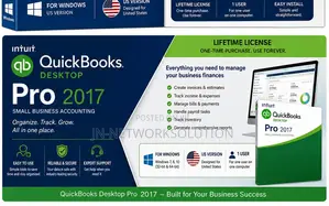 Intuit QuickBooks Desktop Pro 2017 Lifetime for Windows (US Version)