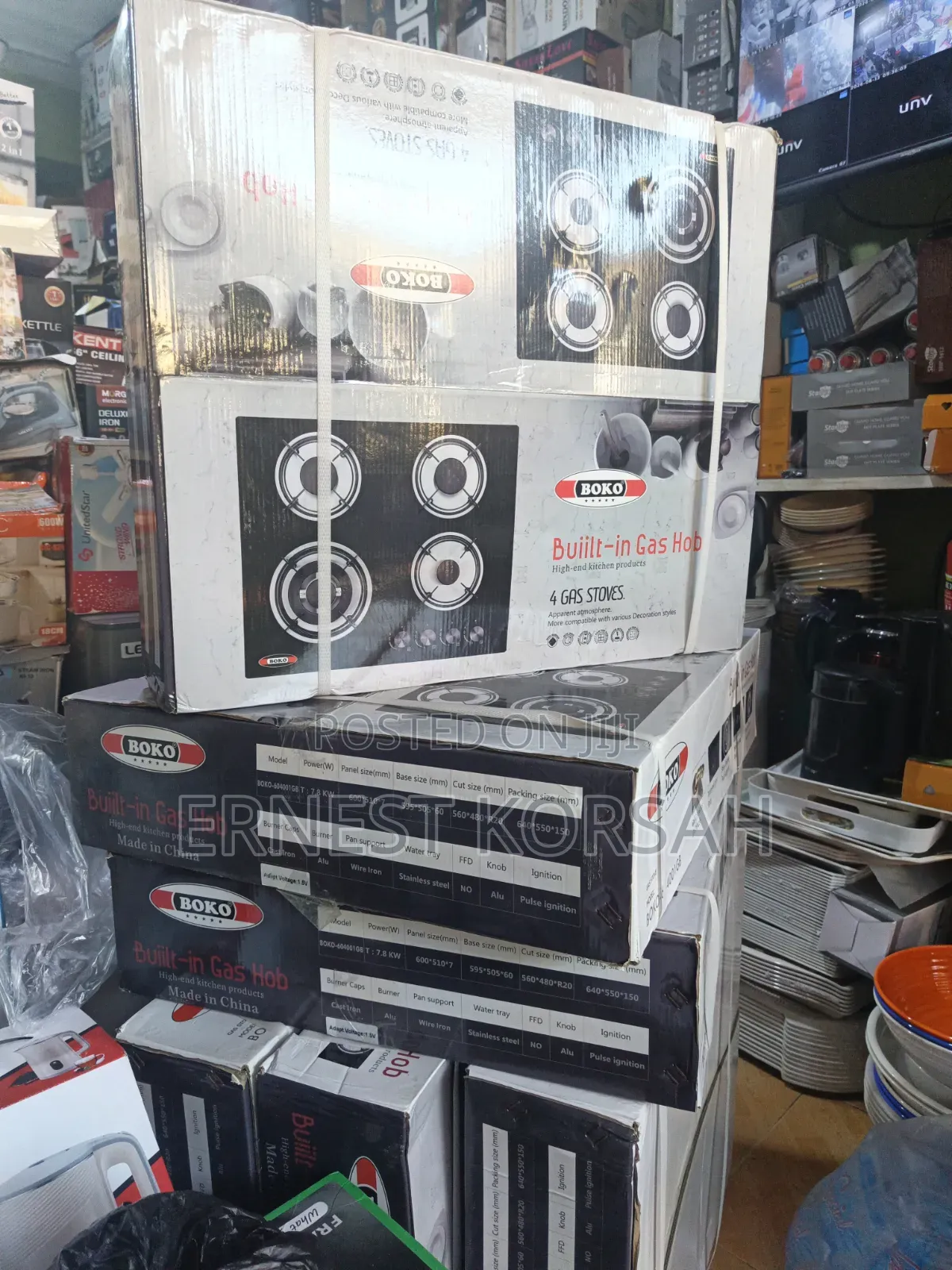 Boko 4 Gas Stove (Built-in Gas Hob)
