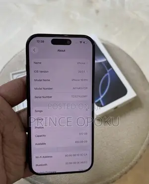 Apple iPhone 16 Pro 512 GB Black