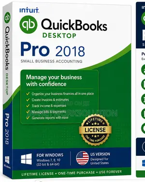 Intuit QuickBooks Desktop Pro 2018 Lifetime for Windows (US Version)