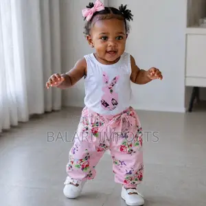 Baby Girl 3-Piece Floral Outfit Set 