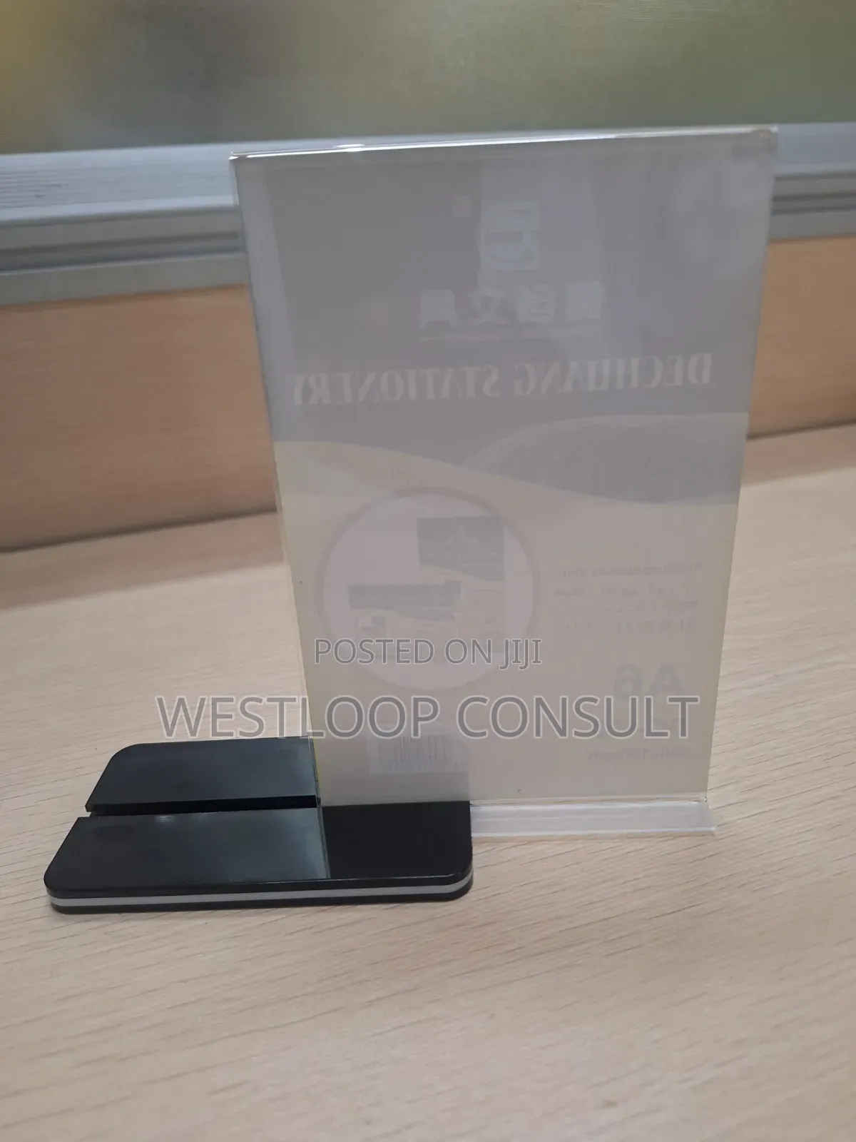 A6 Acrylic Table Talker(Menu Stand)