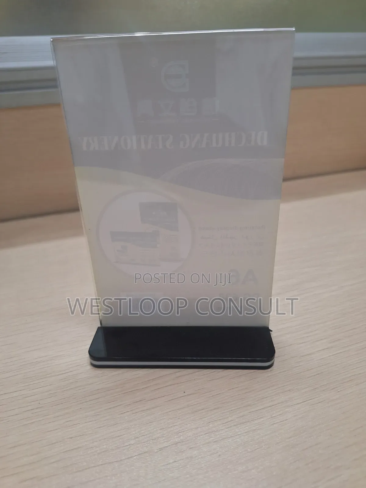 A6 Acrylic Table Talker(Menu Stand)