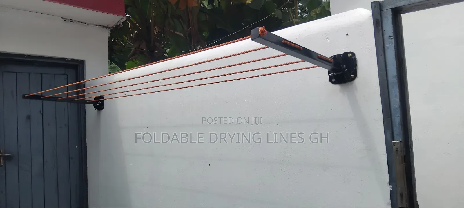 Downwards Foldable Drying Line