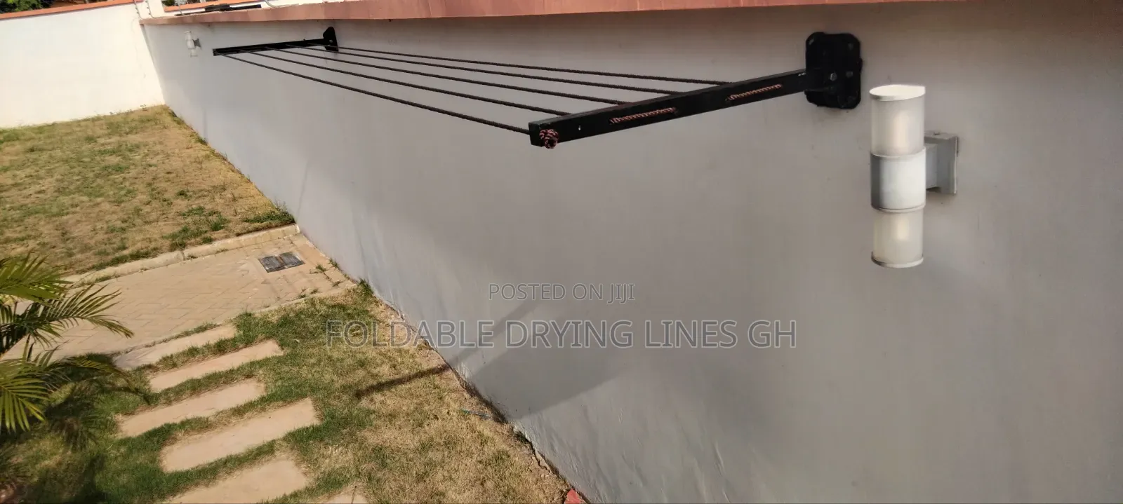 Downwards Foldable Drying Line