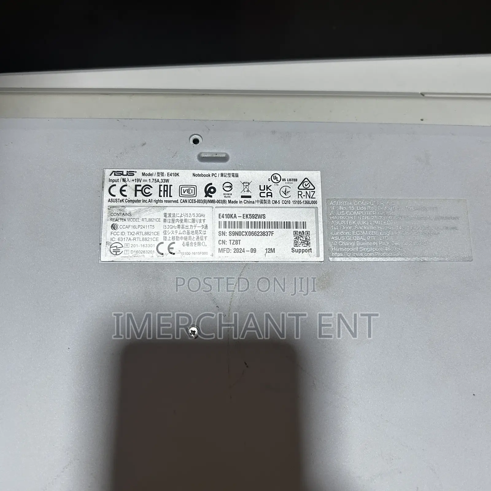 Laptop Asus Vivobook E410M 4GB Intel Celeron SSD 60GB