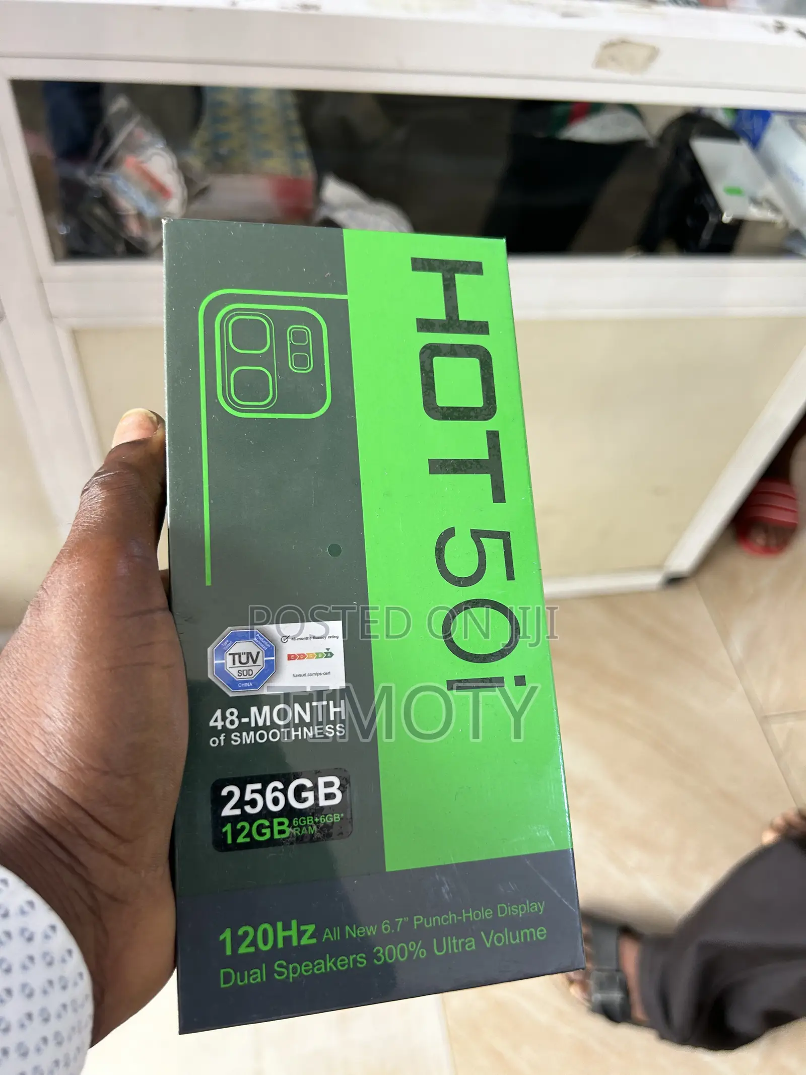 New Infinix Hot 50i 256 GB Black