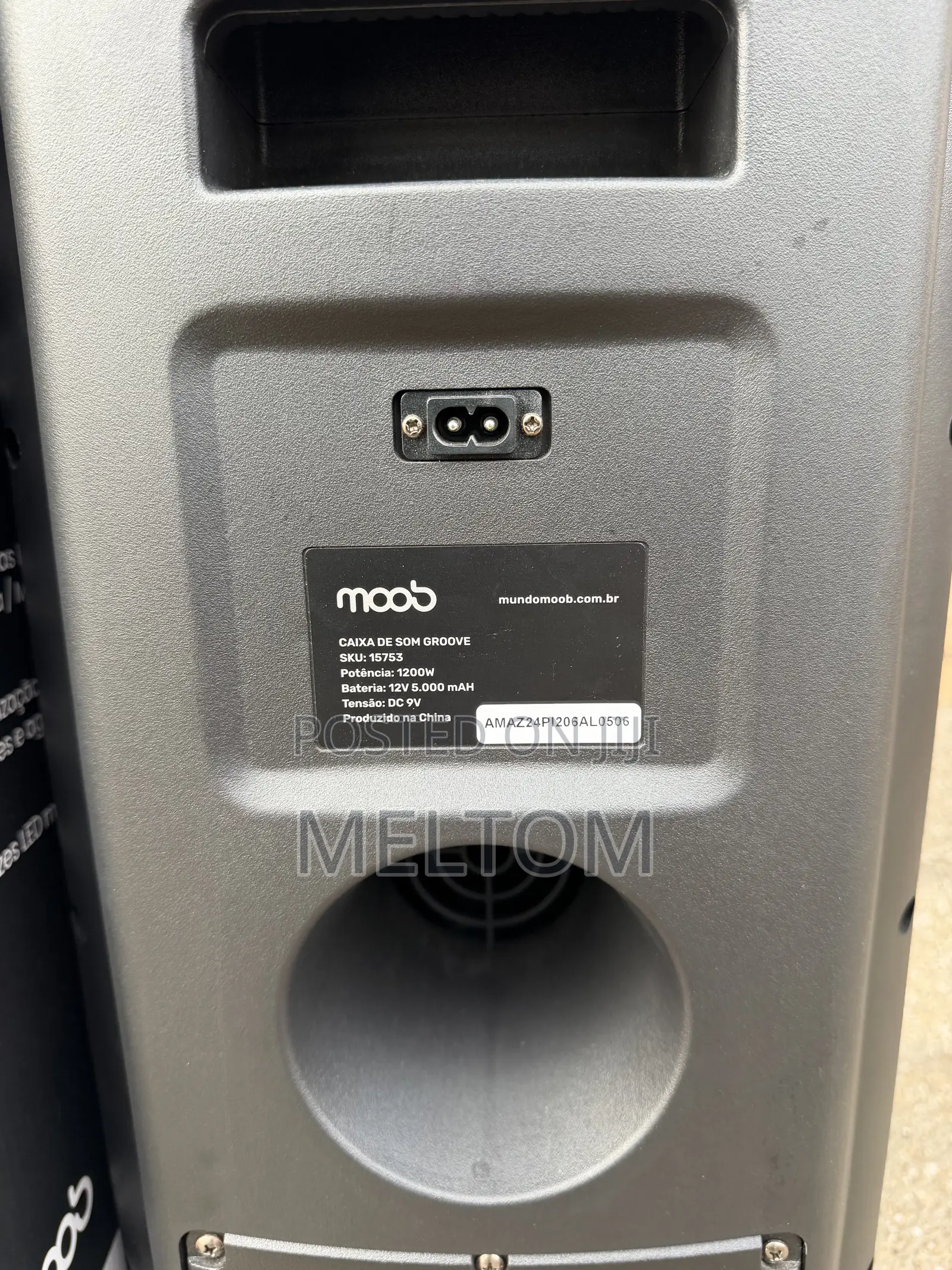 Mood 8x8inches Bluetooth Rechargeable Speaker With 2wireless Mics