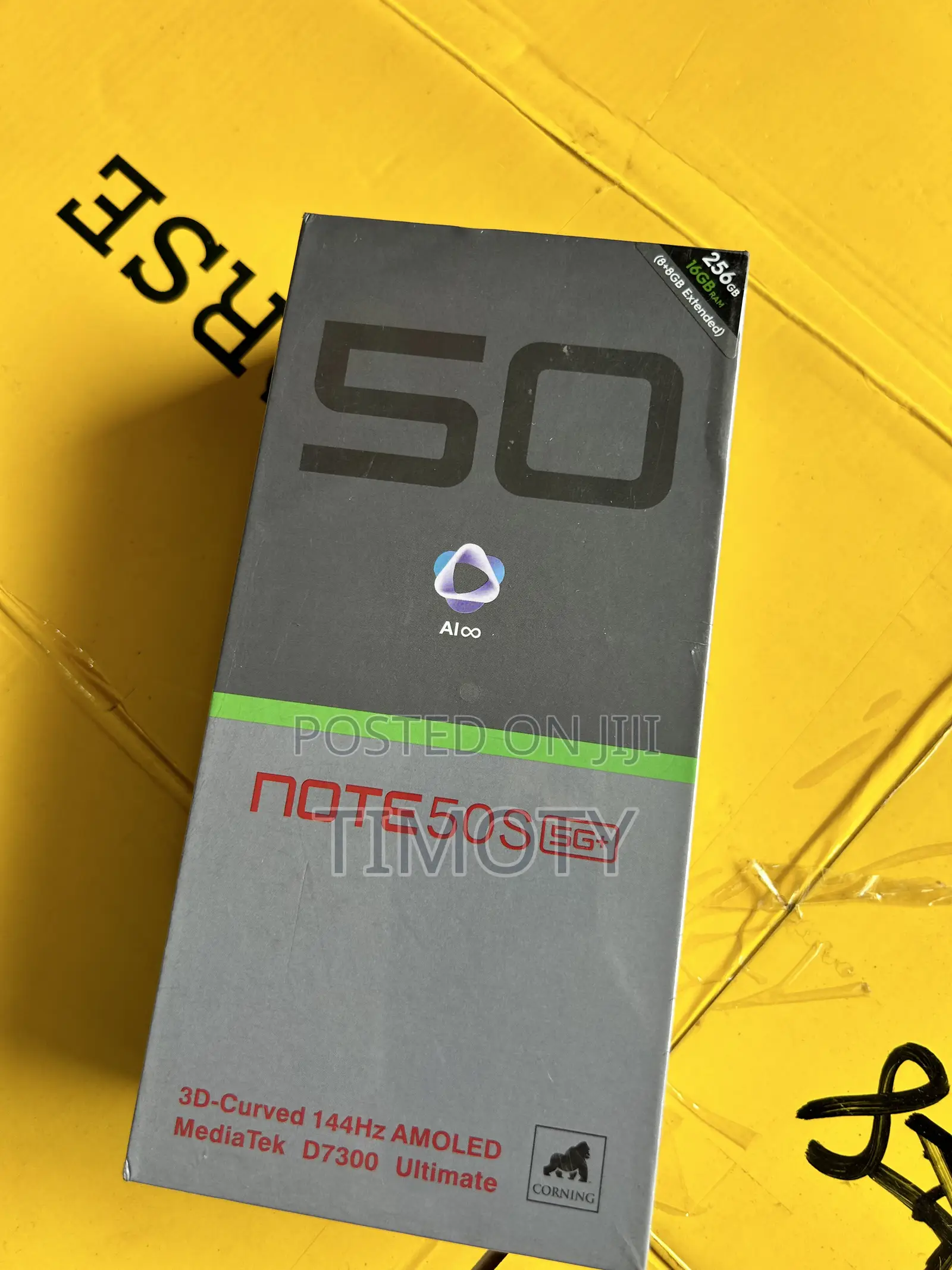 New Infinix Note 50s 256 GB Black