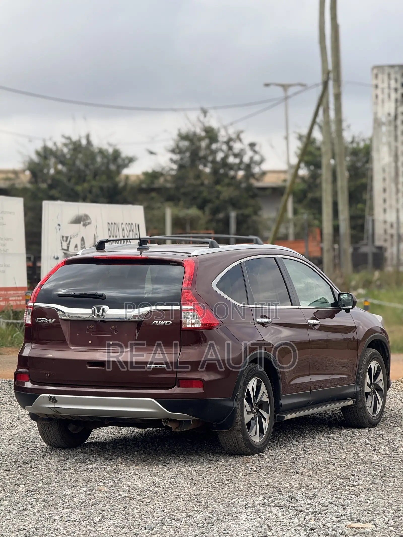 Honda CR-V Touring 4dr SUV AWD (2.4L 4cyl CVT) 2016 Red