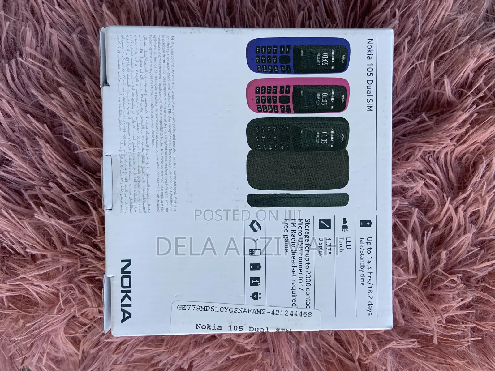 New Nokia 105 Black