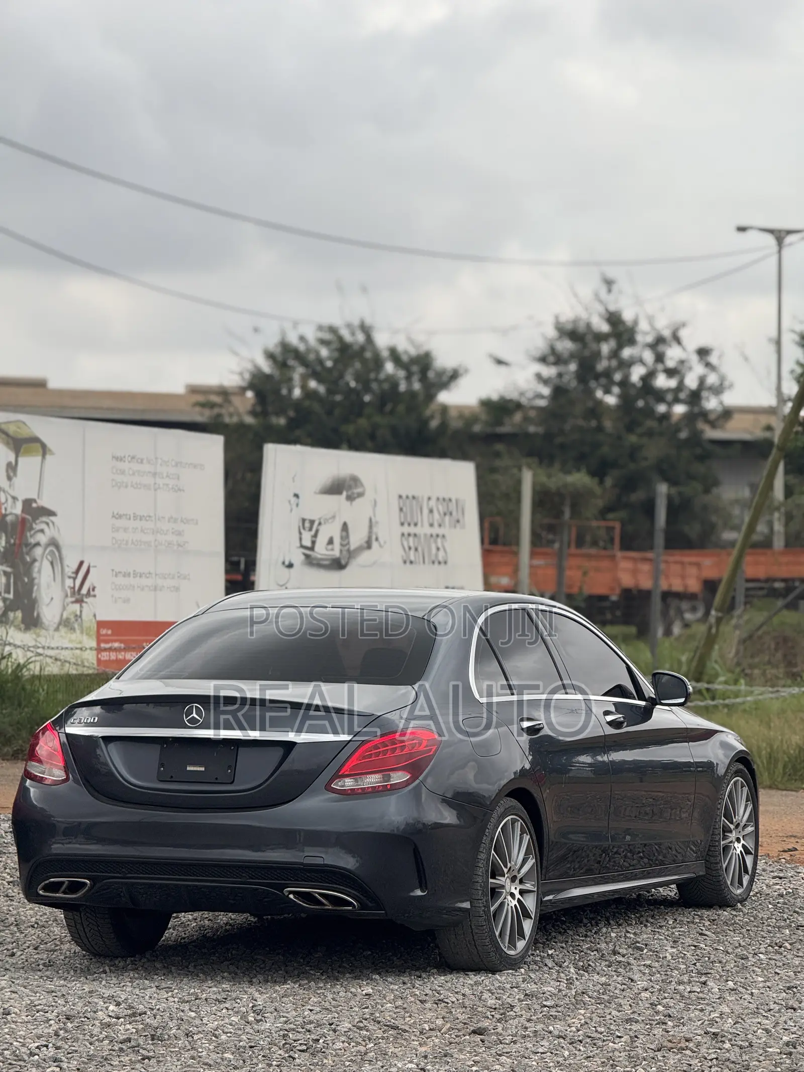 Mercedes-Benz C300 Sport 4Matic Sedan AWD (2.0L 4cyl 7A) 2017 Gray