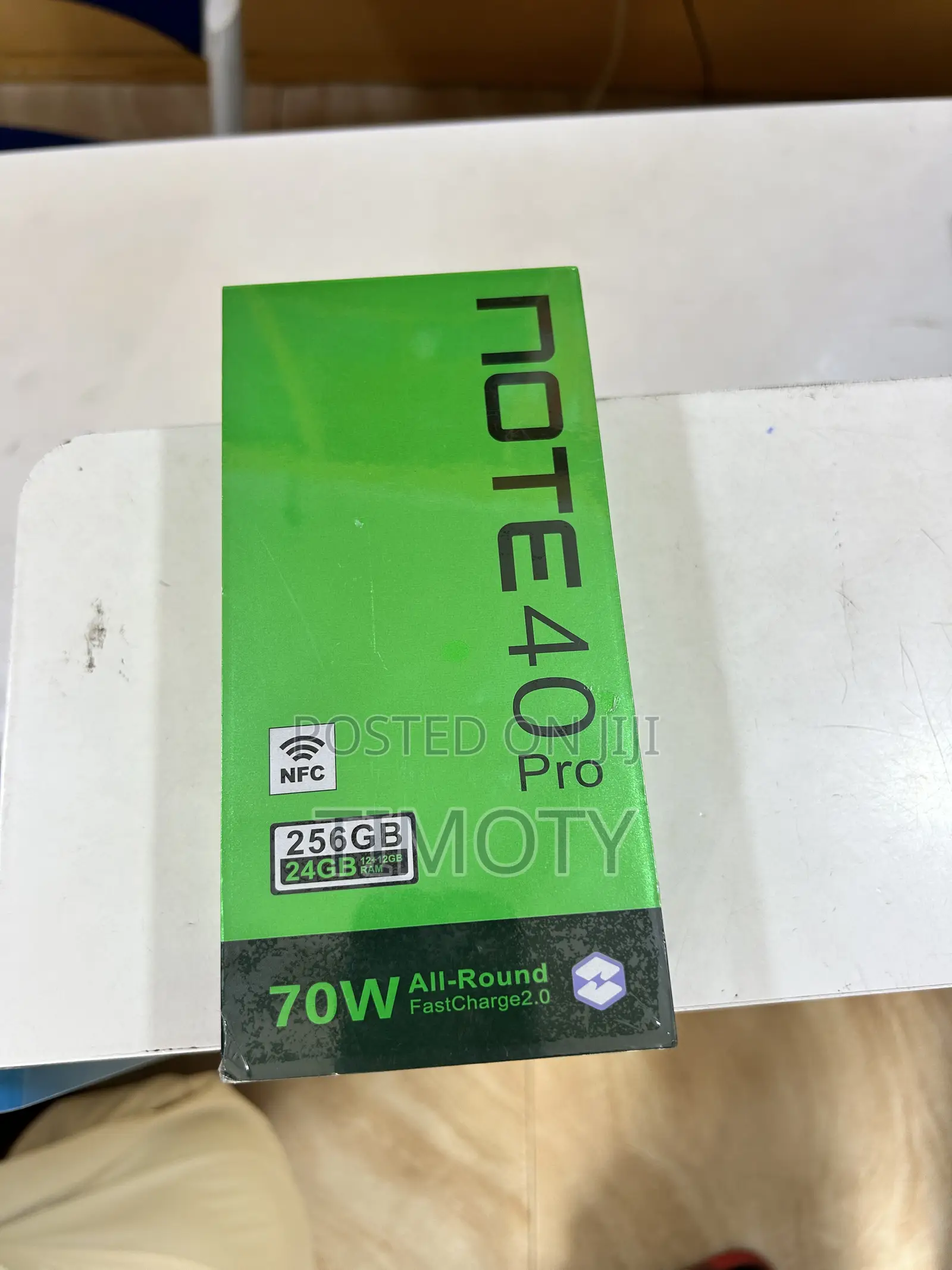 New Infinix Note 40 Pro 5G 256 GB Black