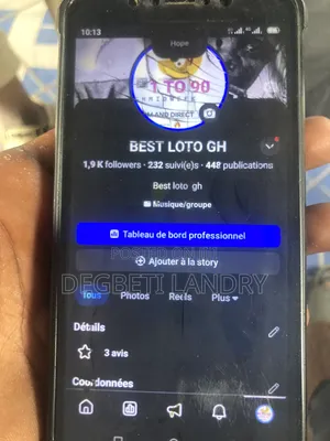 Lotto Page for Sell