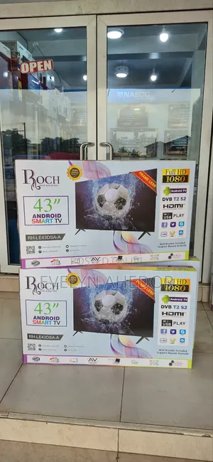 Available Roch 43 Inches Smart Android TV Brand New for.sale.