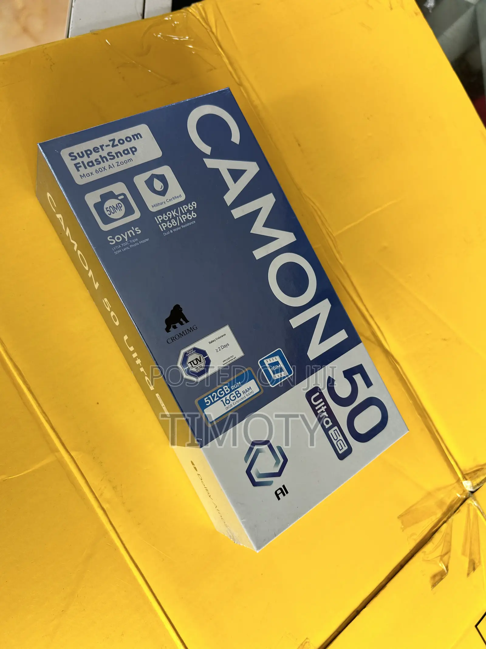 New Tecno Camon 50 Ultra 512 GB Orange