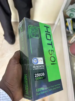 New Infinix Hot 50i 256 GB Black