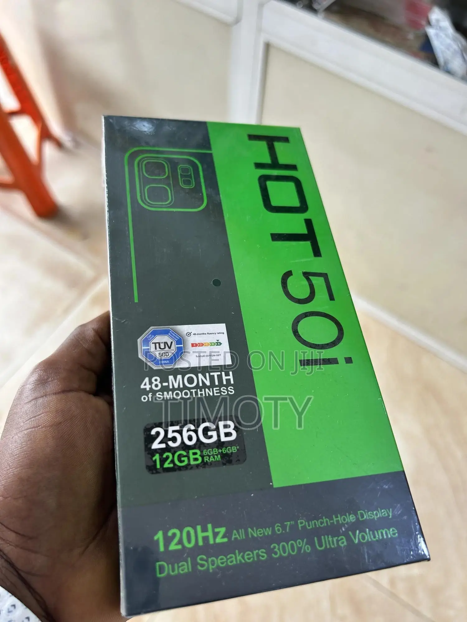 New Infinix Hot 50i 256 GB Black