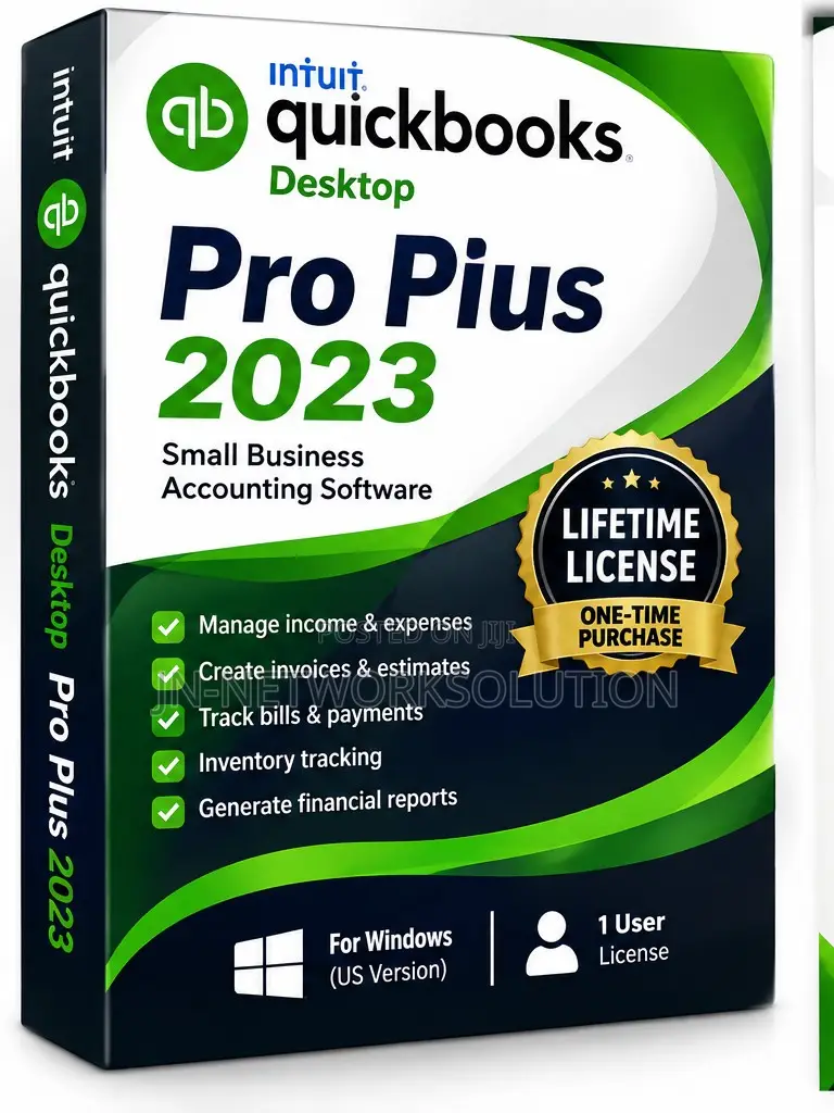 Intuit QuickBooks Desktop Pro Plus 2023 for Windows (US Version)