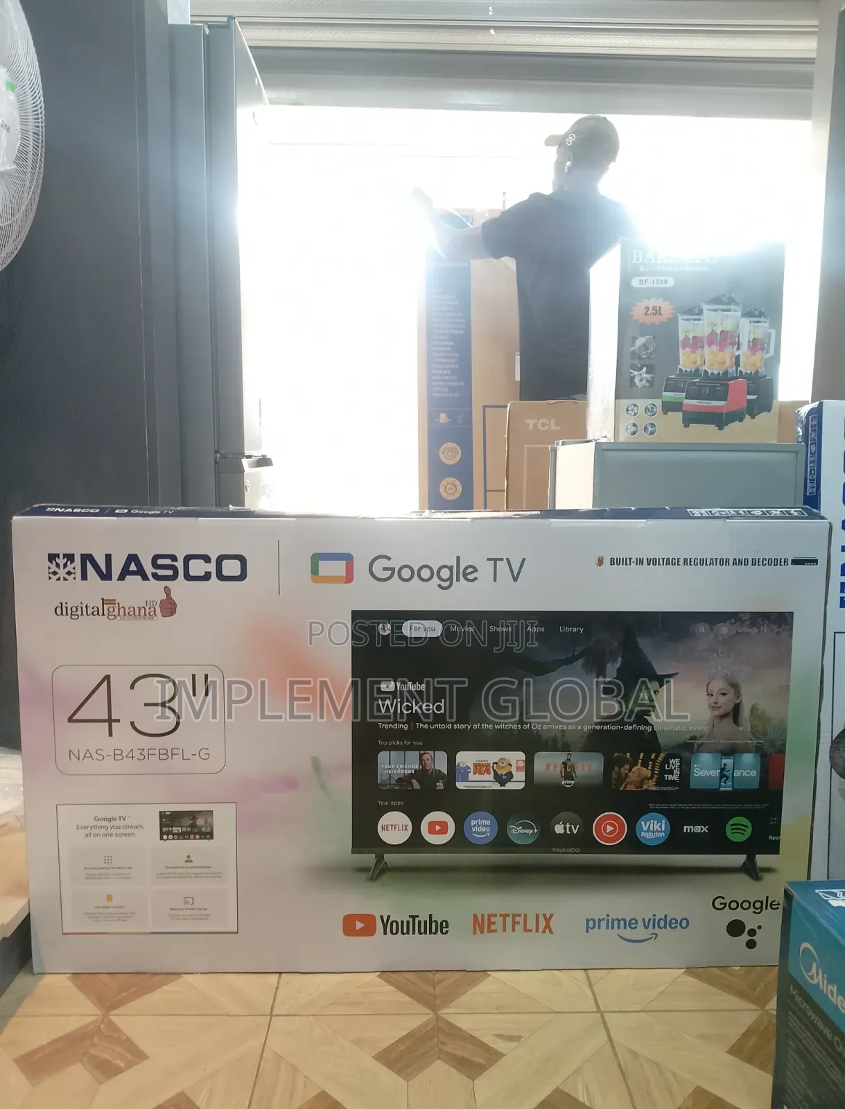 Nasco 43 Inch Smart TV
