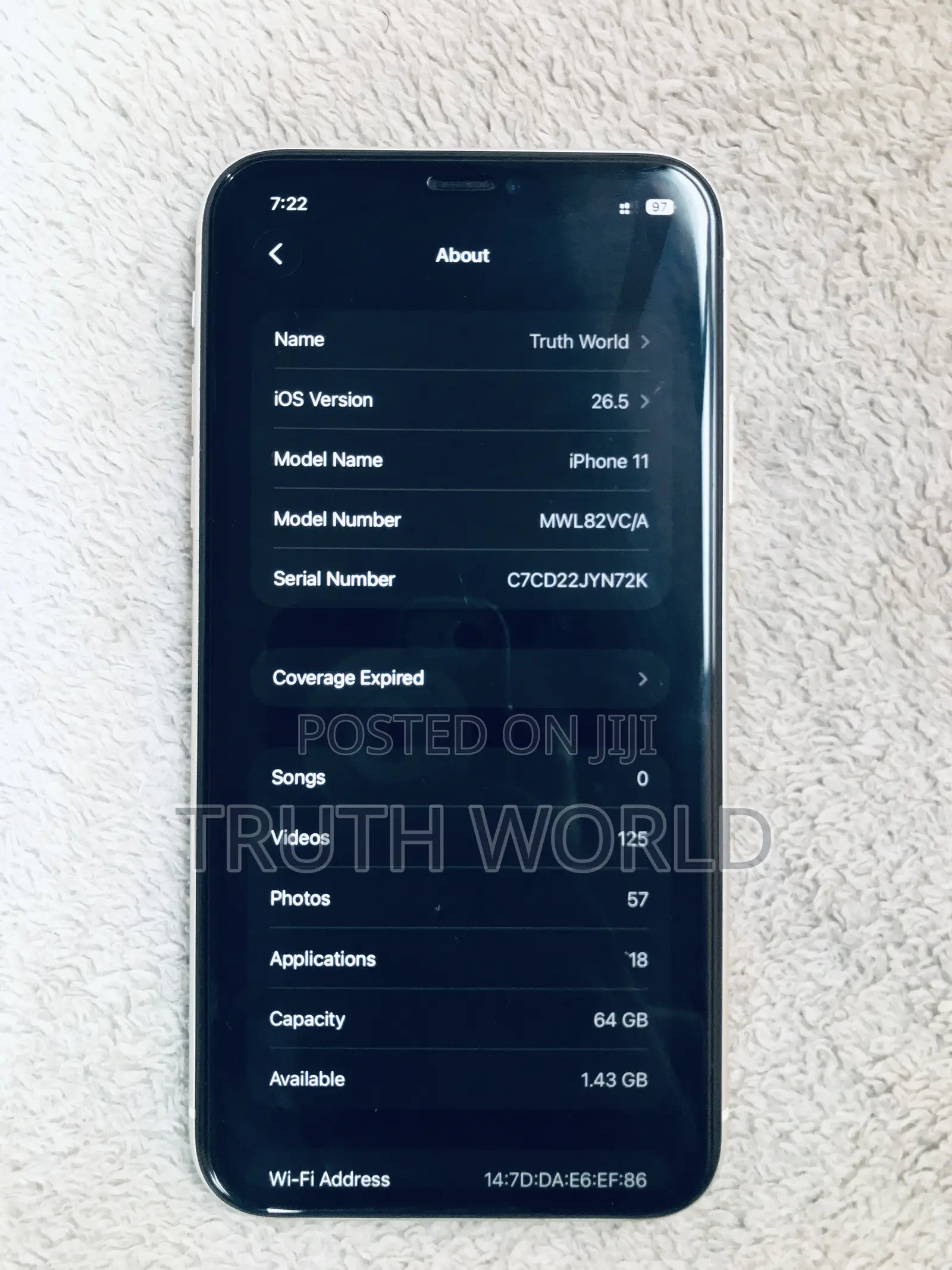 Apple iPhone 11 64 GB White