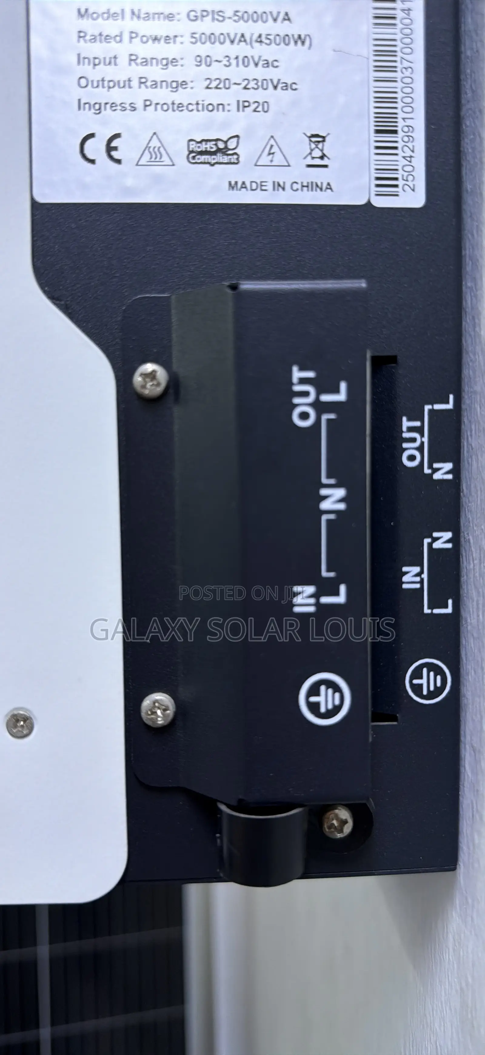 5000va Inverter Type Stabilizer 90v-310v ECG Inpute Range