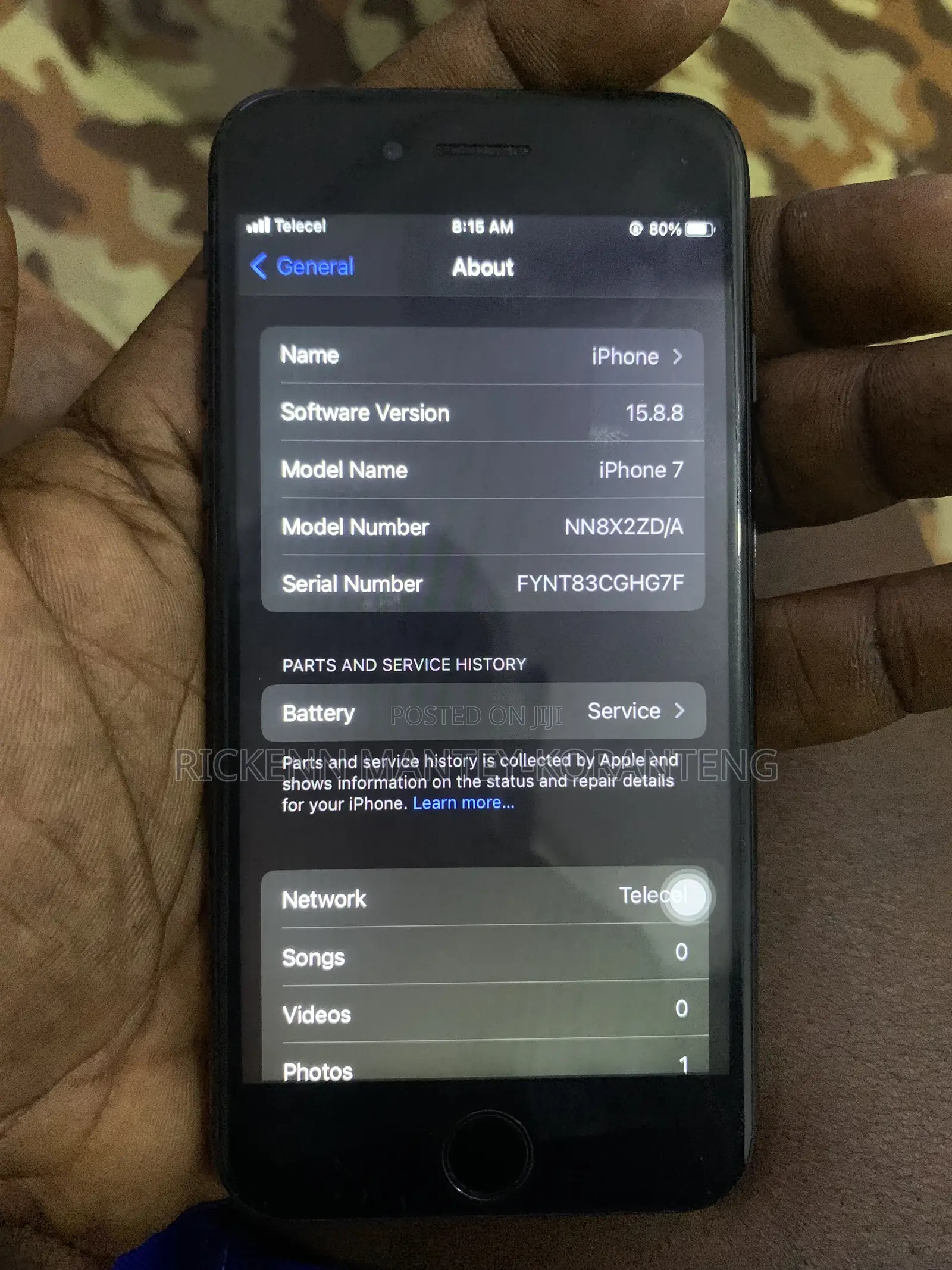 New Apple iPhone 7 32 GB Black