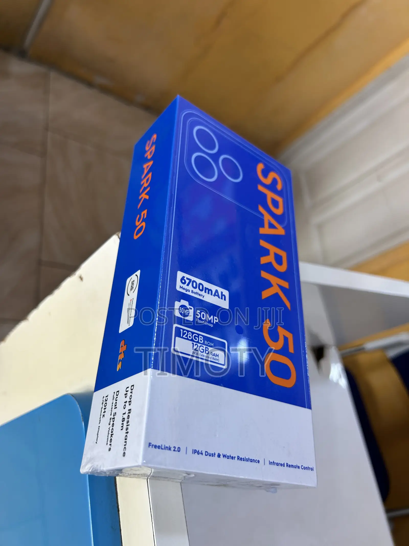 New Tecno Spark 50 128 GB Blue