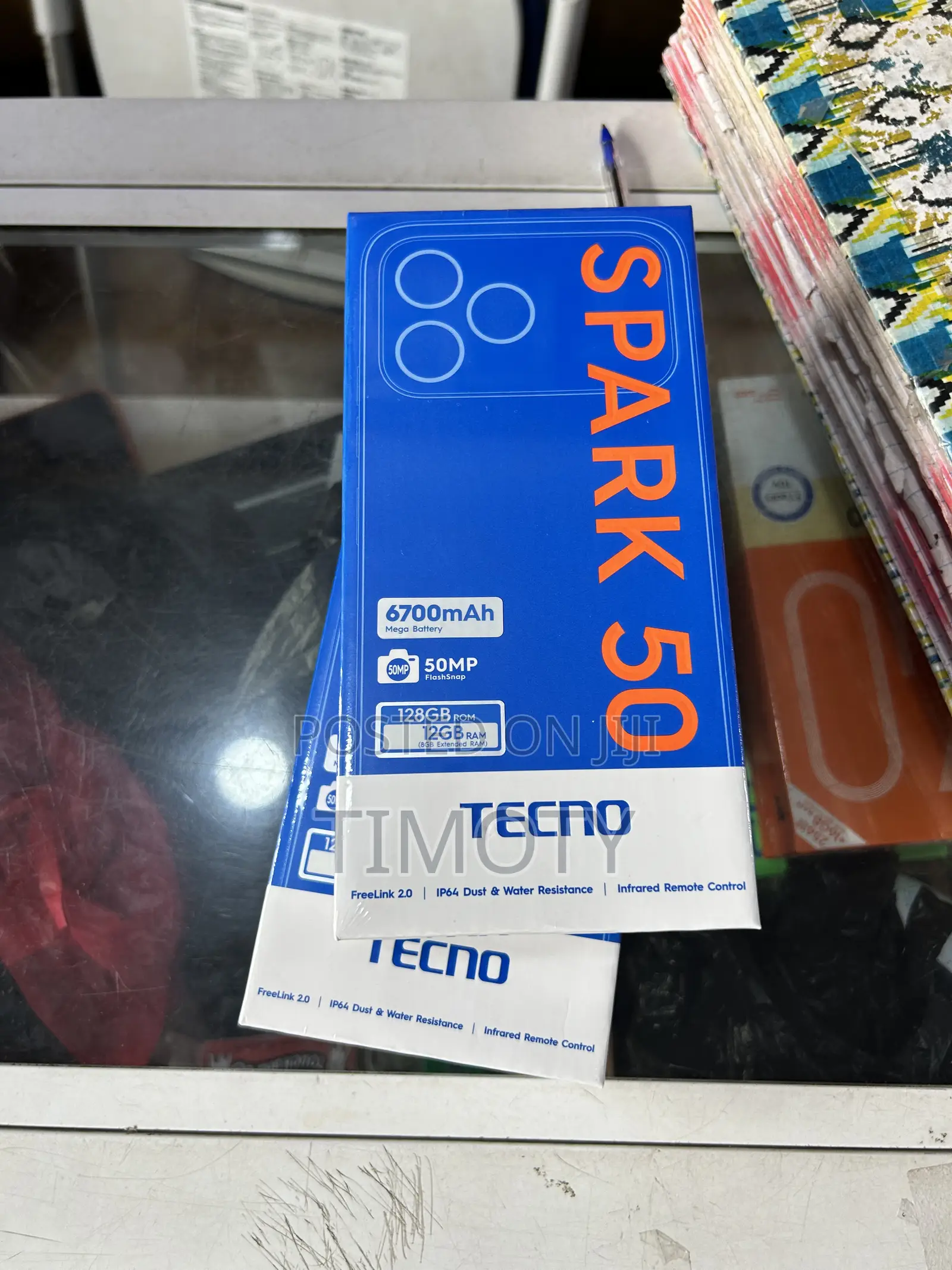 New Tecno Spark 50 128 GB Blue