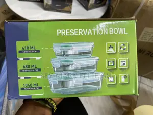 3set Glass Storage Bowl