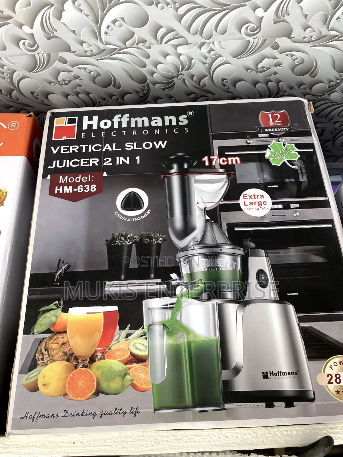 Hoffmans Vertical Slow Juicer