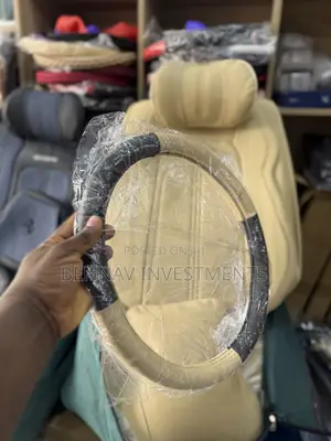 Premium Beige Nappa Leather Car Seat Cover