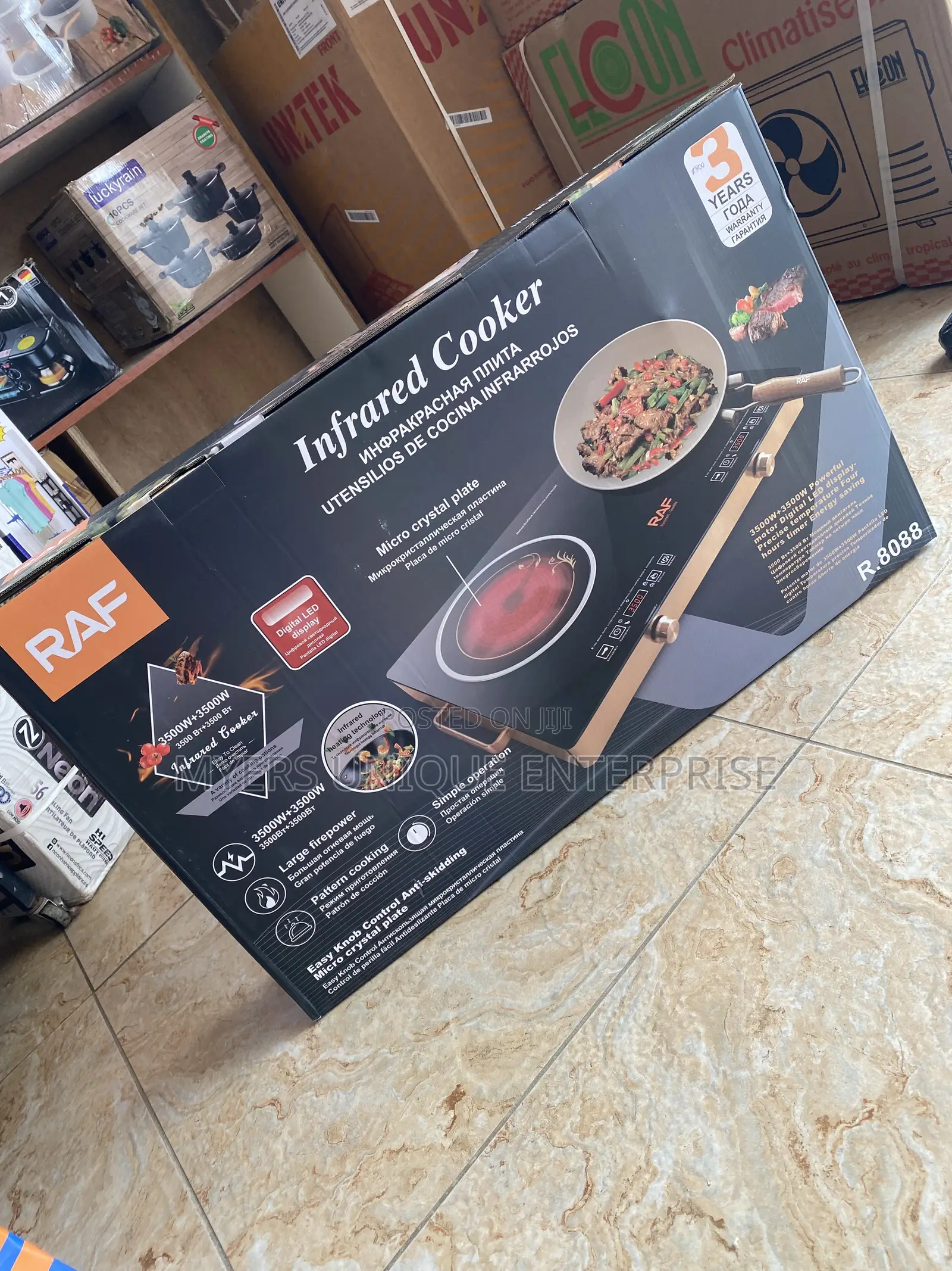 Anti-Skidding Micro Crystal Plate Infrared Cooker