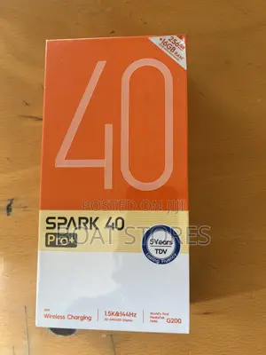 New Tecno Spark 40 Pro+ 256 GB