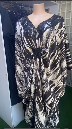 Black and White African Wear Bubu