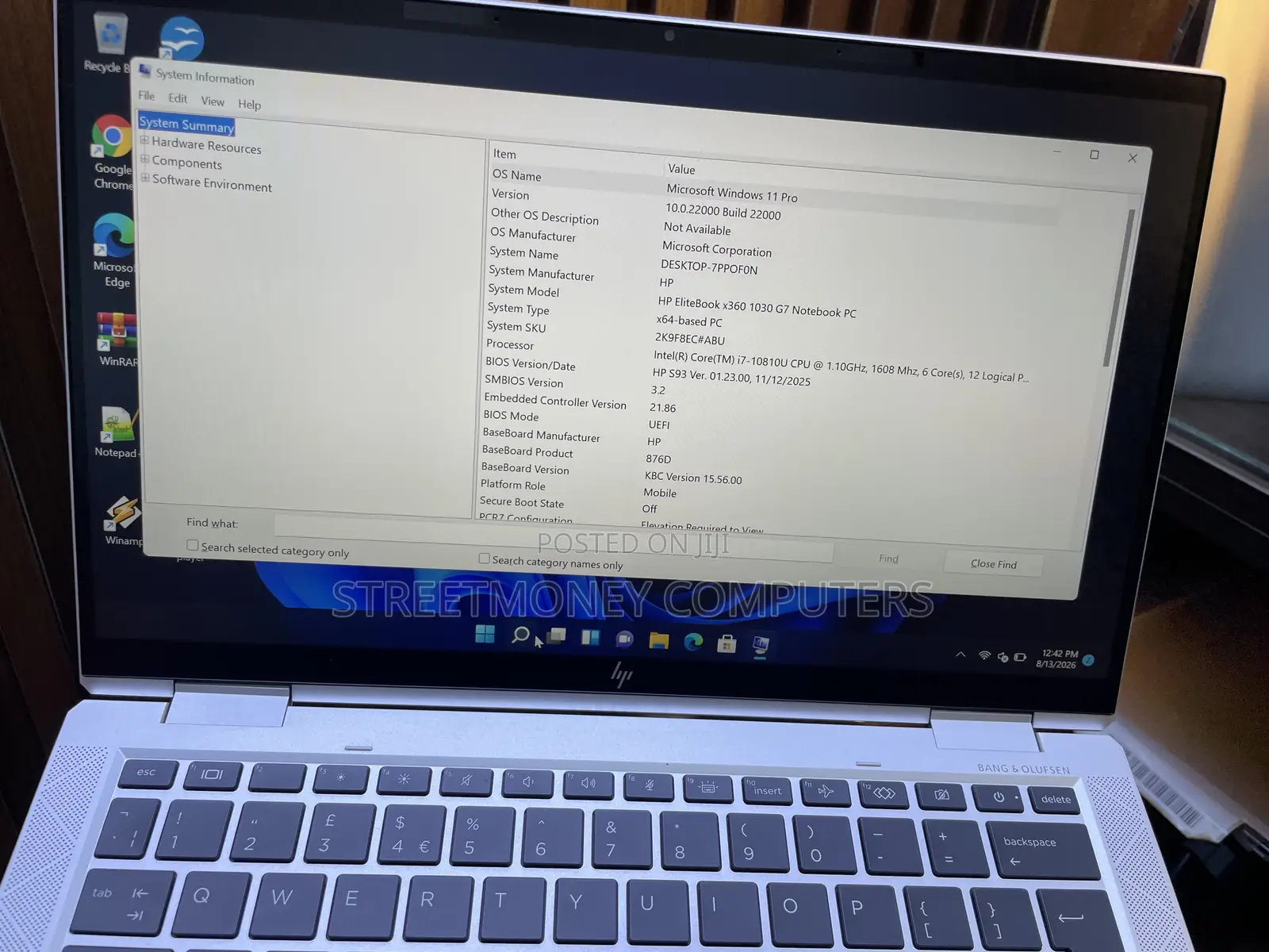 Laptop HP EliteBook x360 1030 G7 16GB Intel Core i7 SSD 512GB