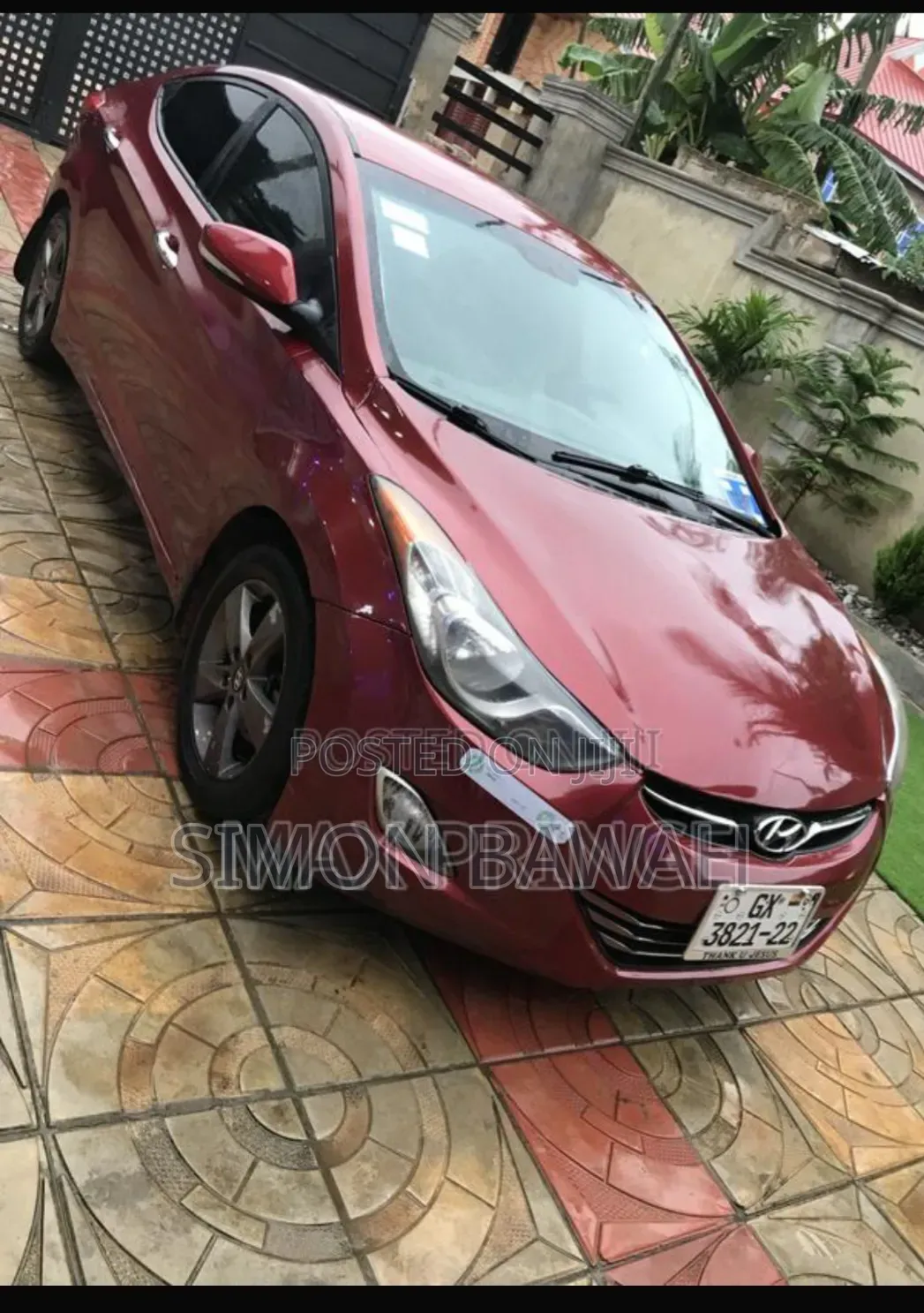 Hyundai Elantra 2013 Red