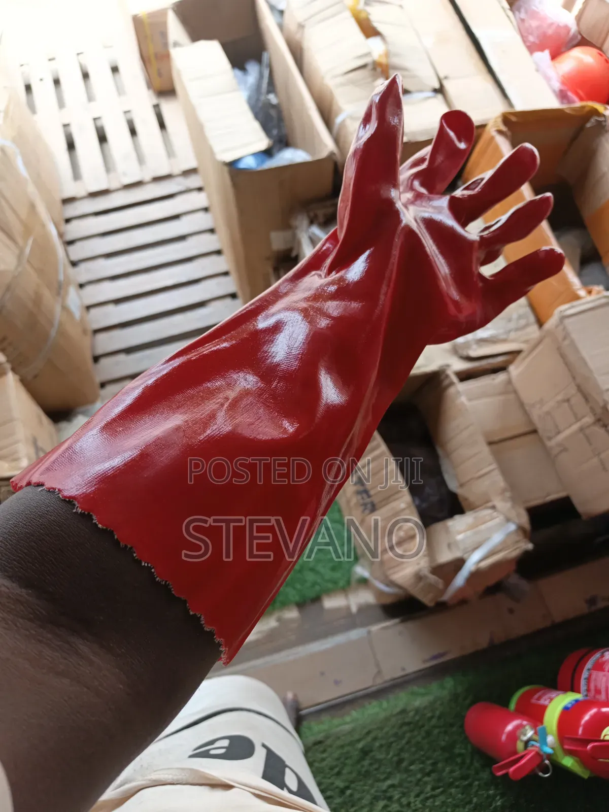 P.V.C Gloves (16inc)
