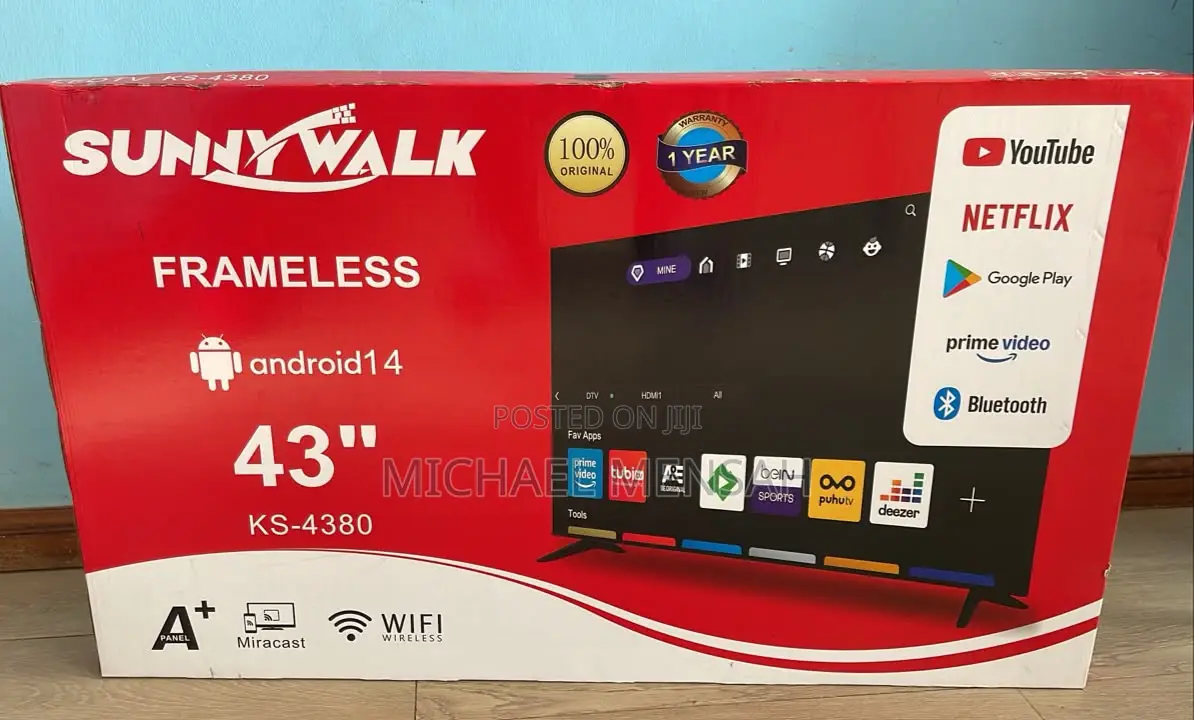Sunny Walk Framrless 43inch