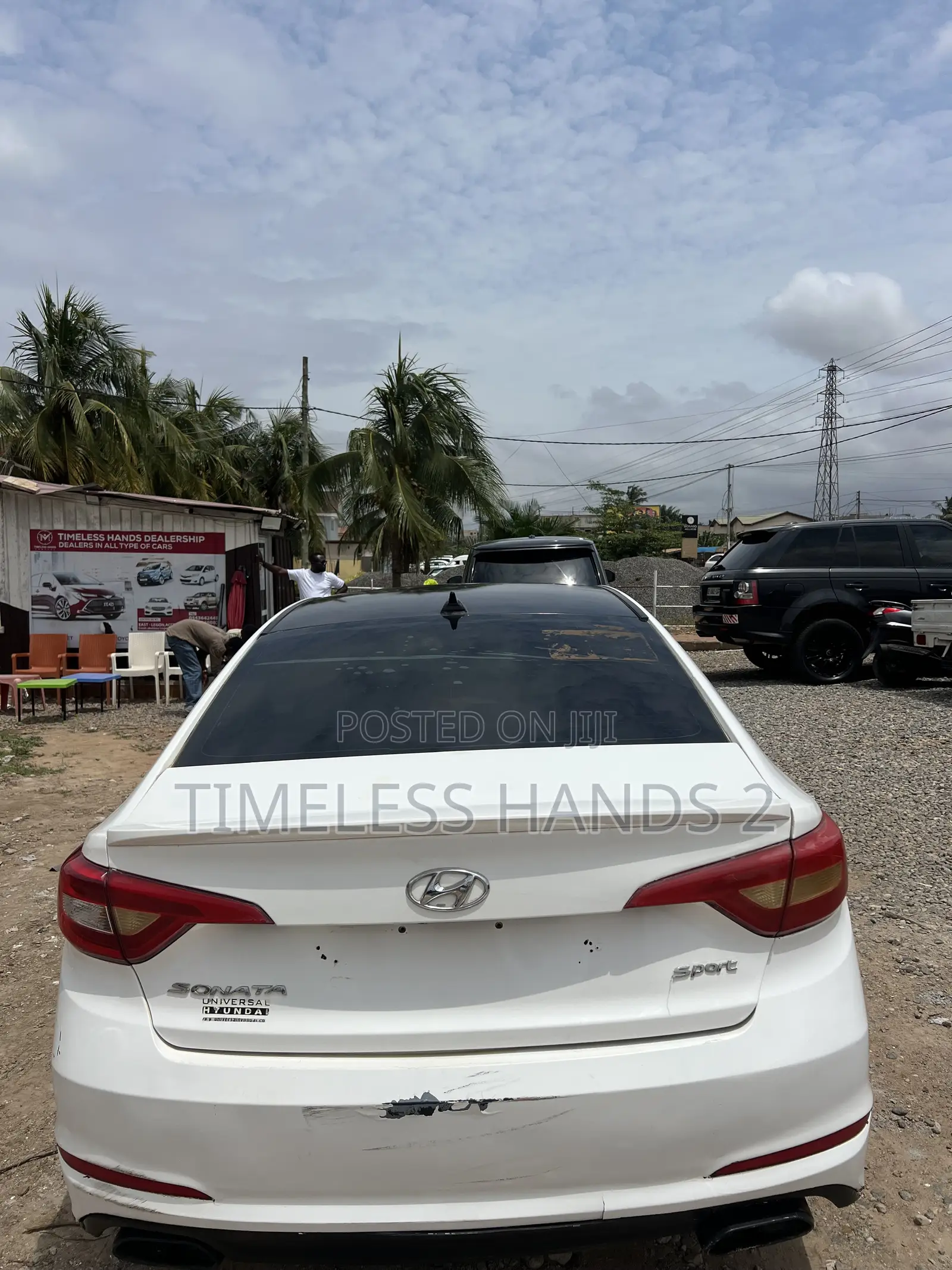 Hyundai Sonata Sport 2.0T Sedan FWD (2.0L 4cyl 6A) 2017 White