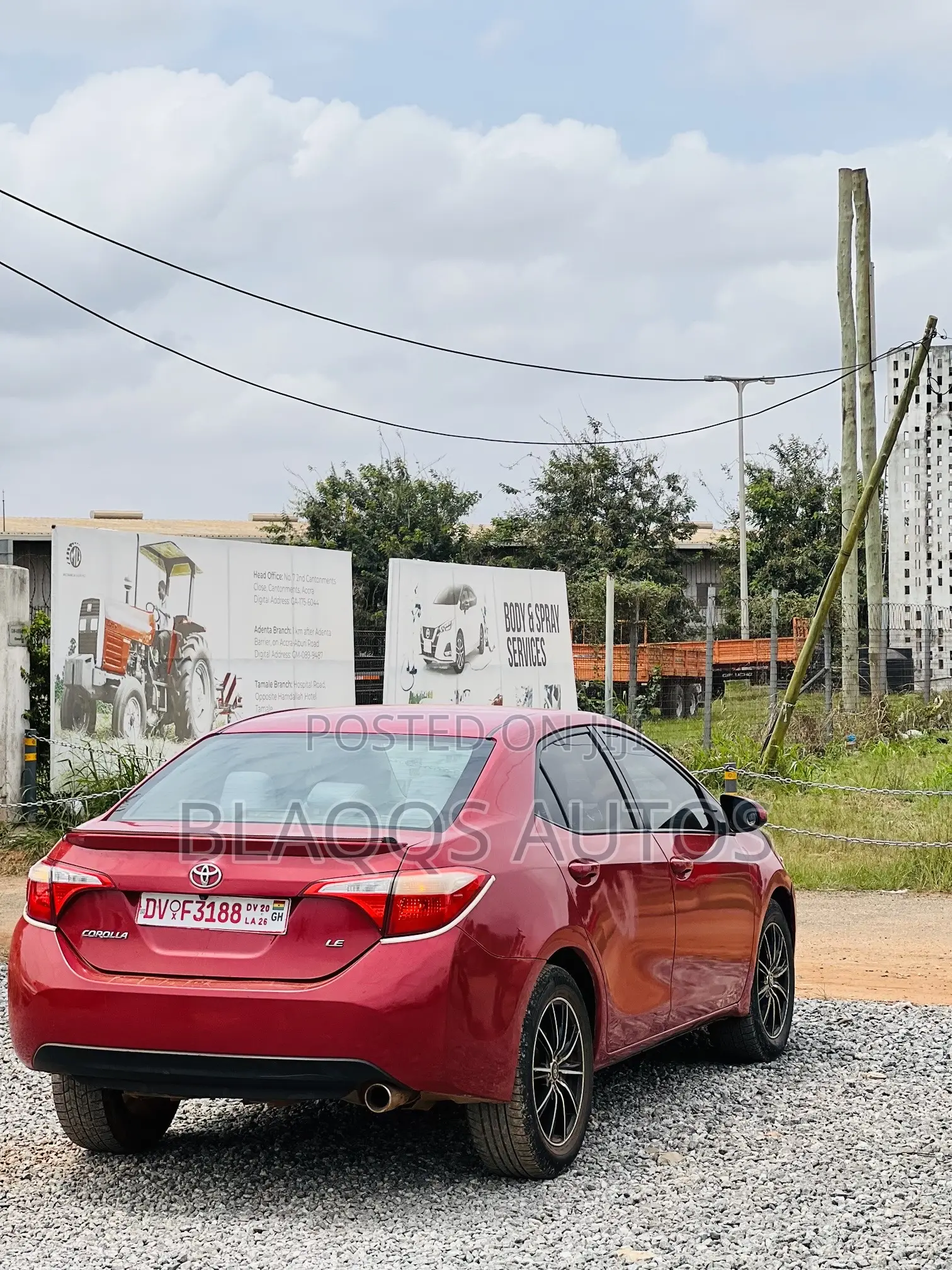 Toyota Corolla 2015 Red