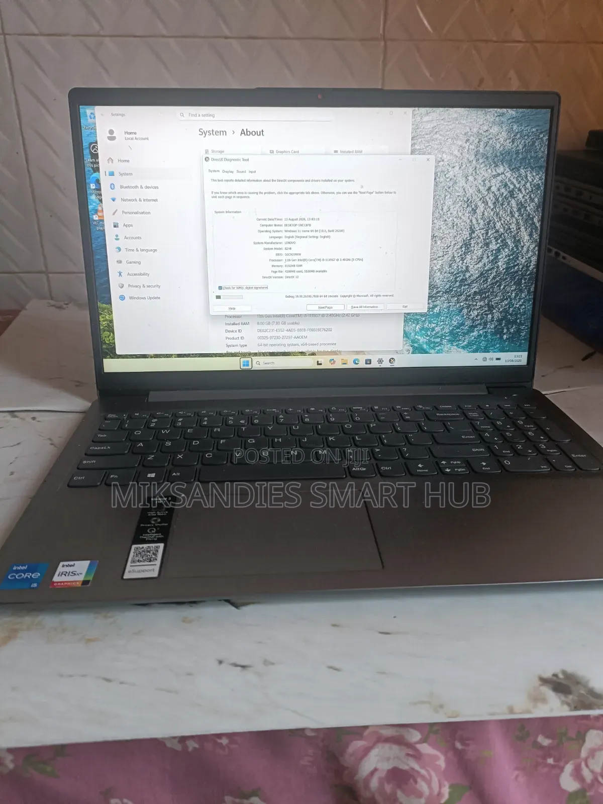 Laptop Lenovo Ideapad 3-14IIL05 8GB Intel Core i5 SSD 256GB