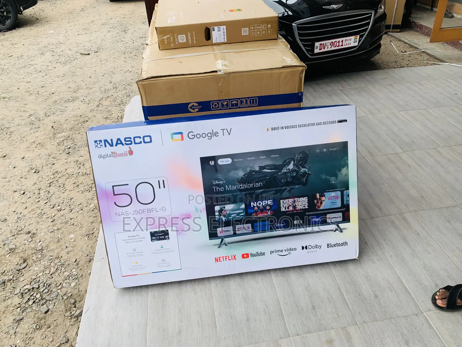 Nasco 50 UHD Digital Satellite Smart TV NAS-J50FUS-And