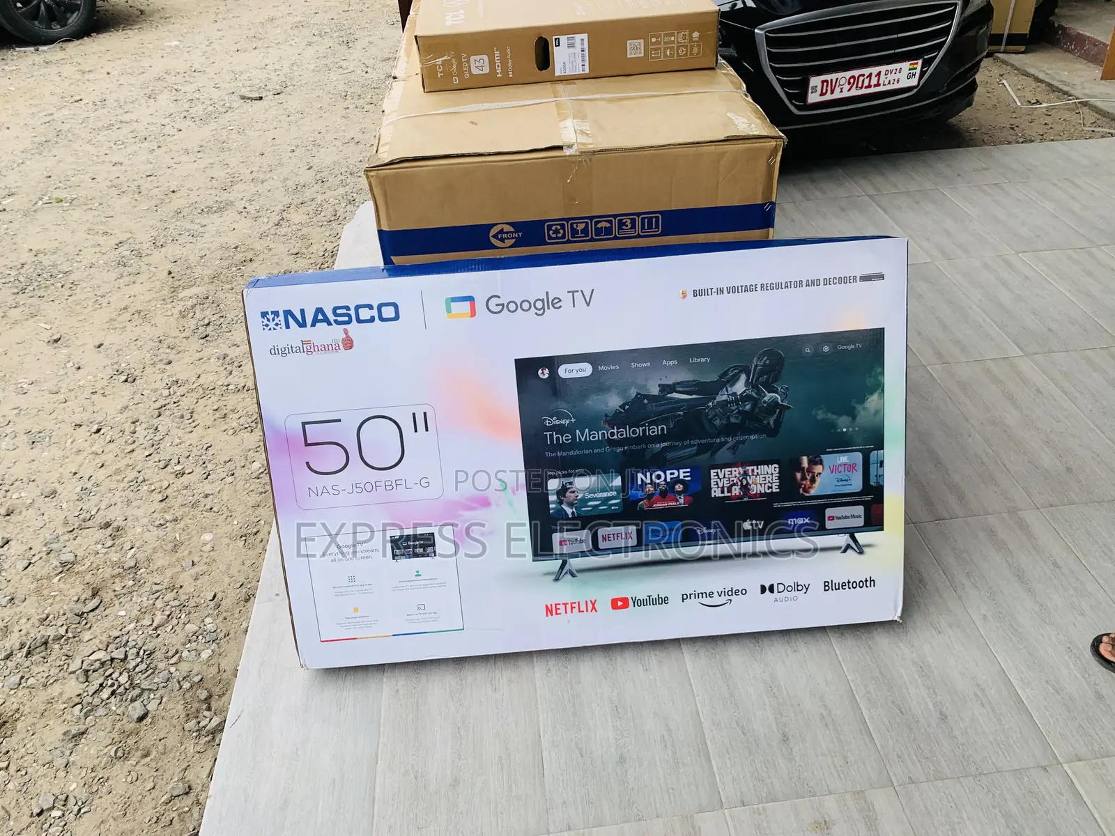 Nasco 50 UHD Digital Satellite Smart TV NAS-J50FUS-And