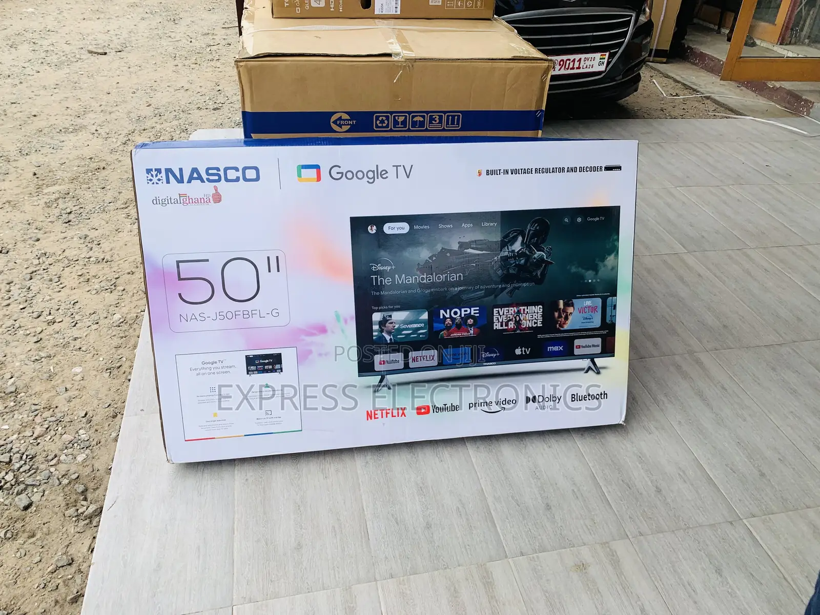Lovely New Nasco 50 UHD Digital Satellite Smart TV NAS-J50FUS-And