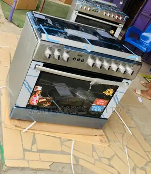 Zealous Grey Ferre 90x60cm 4Gas+2Electric Burner Cooker With Oven