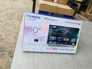 Brand New Nasco 50 UHD Digital Satellite Smart TV NAS-J50FUS-And
