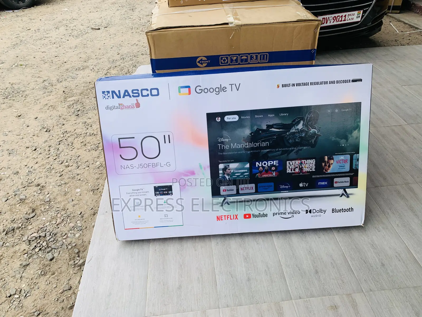 Limited Stock Nasco 50 UHD Digital Satellite Smart TV NAS-J50FUS-